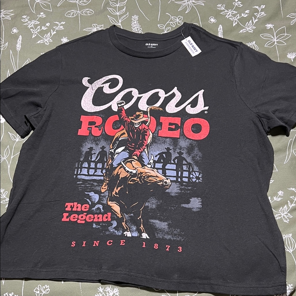 Old Navy black rodeo Tee XXL